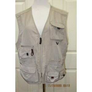 VTG WHITE SIERRA Utility Vest in Khaki size Large